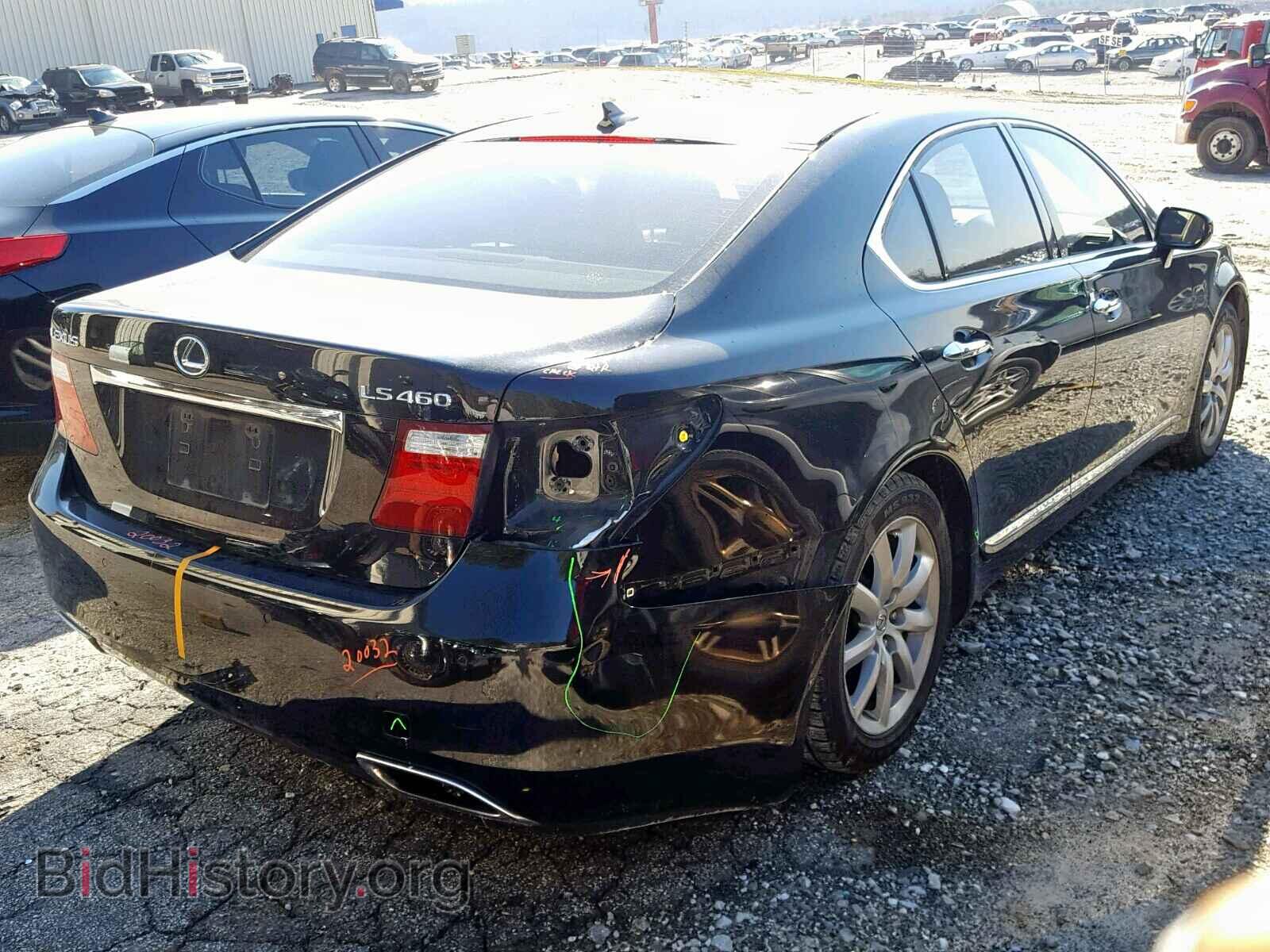 2007 LEXUS LS460 - VIN: JTHBL46F375016613 - Фото 4
