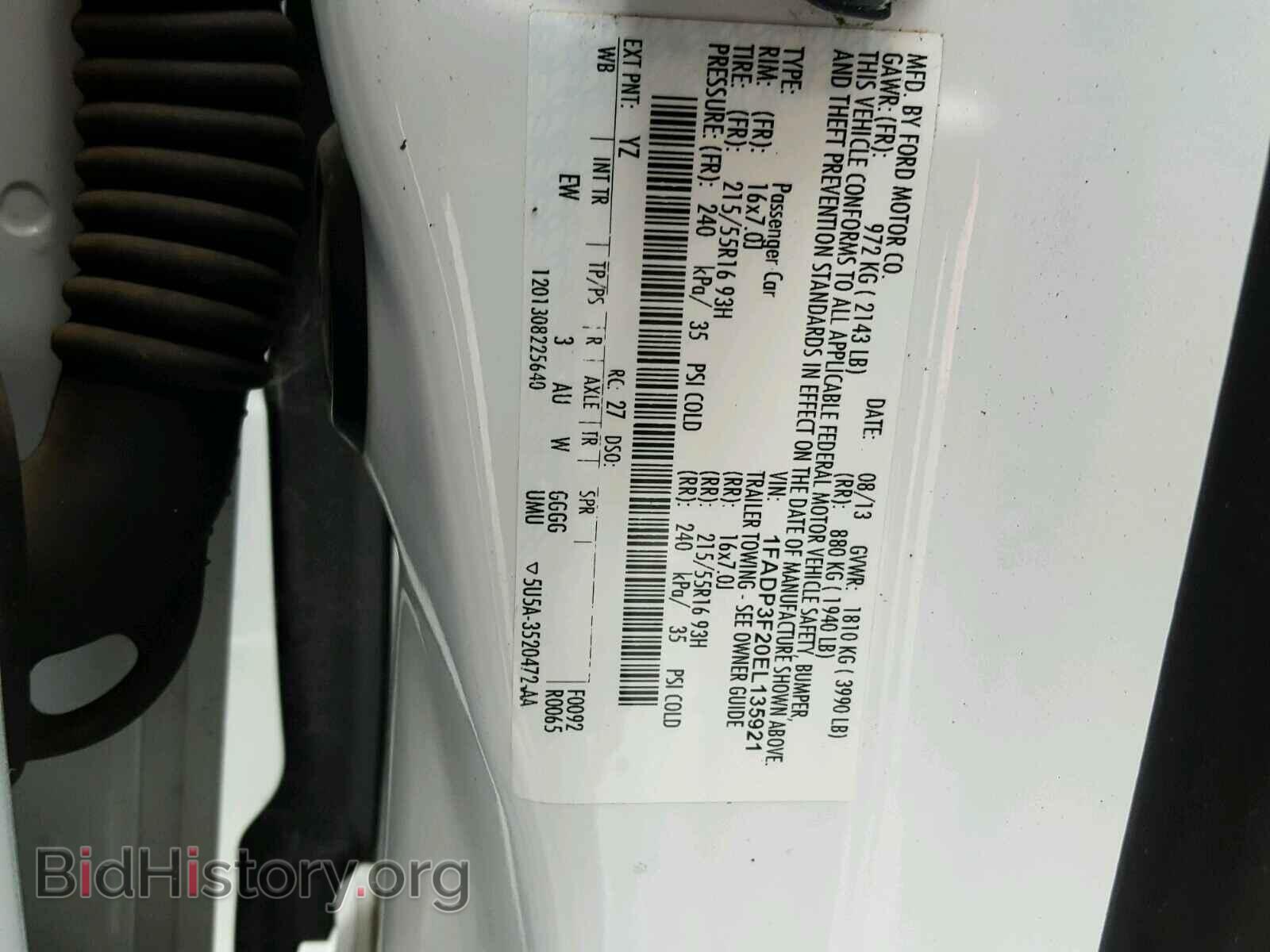 2014 FORD FOCUS - VIN: 1FADP3F20EL135921 - Photo 10