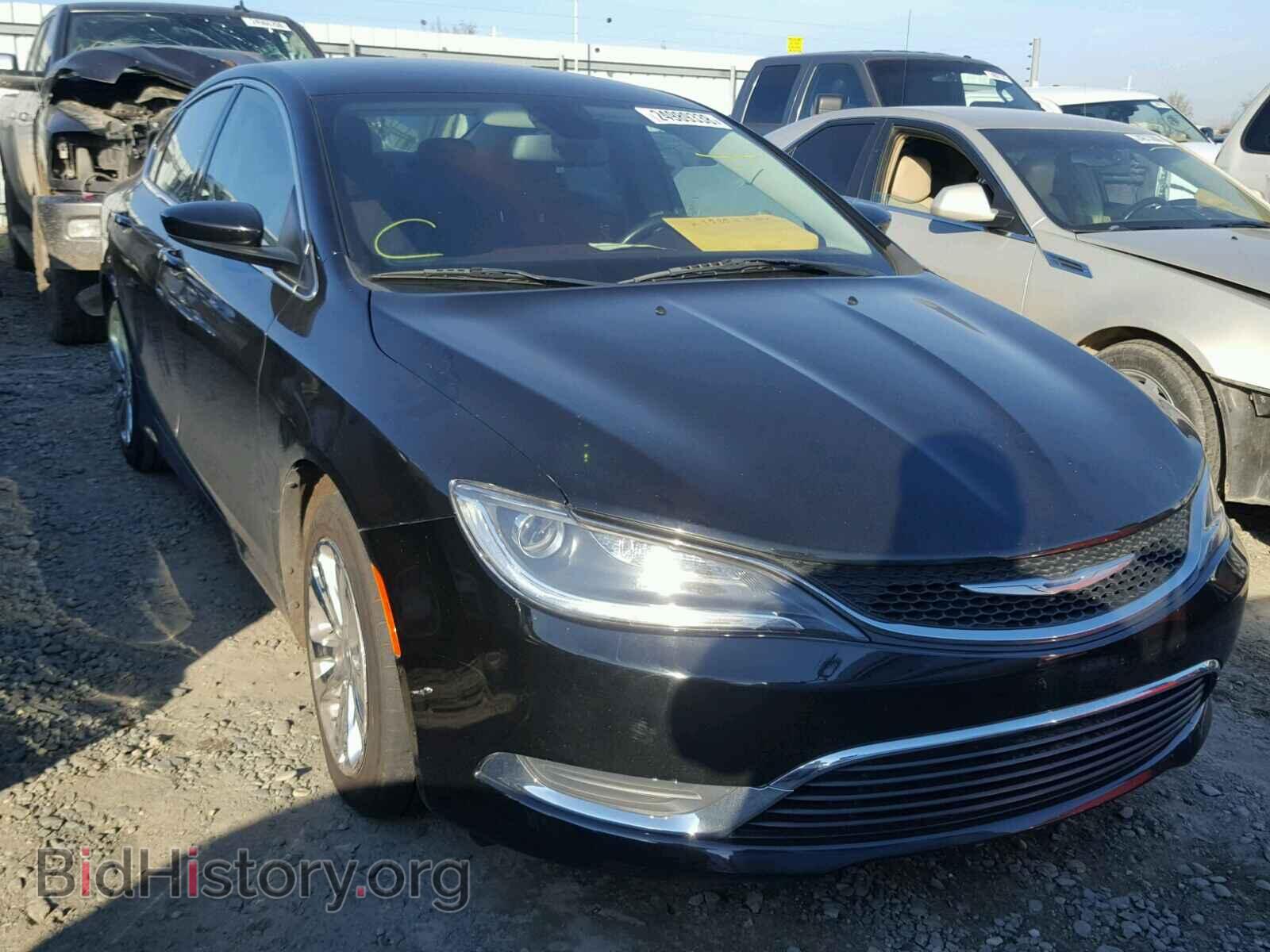 Photo 1C3CCCABXFN645096 - CHRYSLER 200 2015