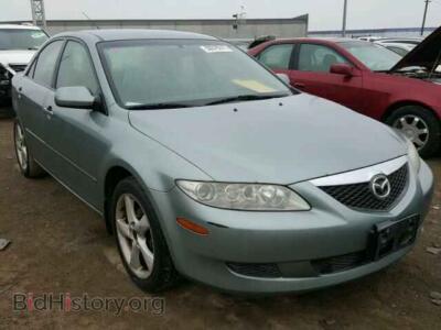 2005 Mazda 6 6 I, green — VIN 1YVFP80C155M53966, Copart