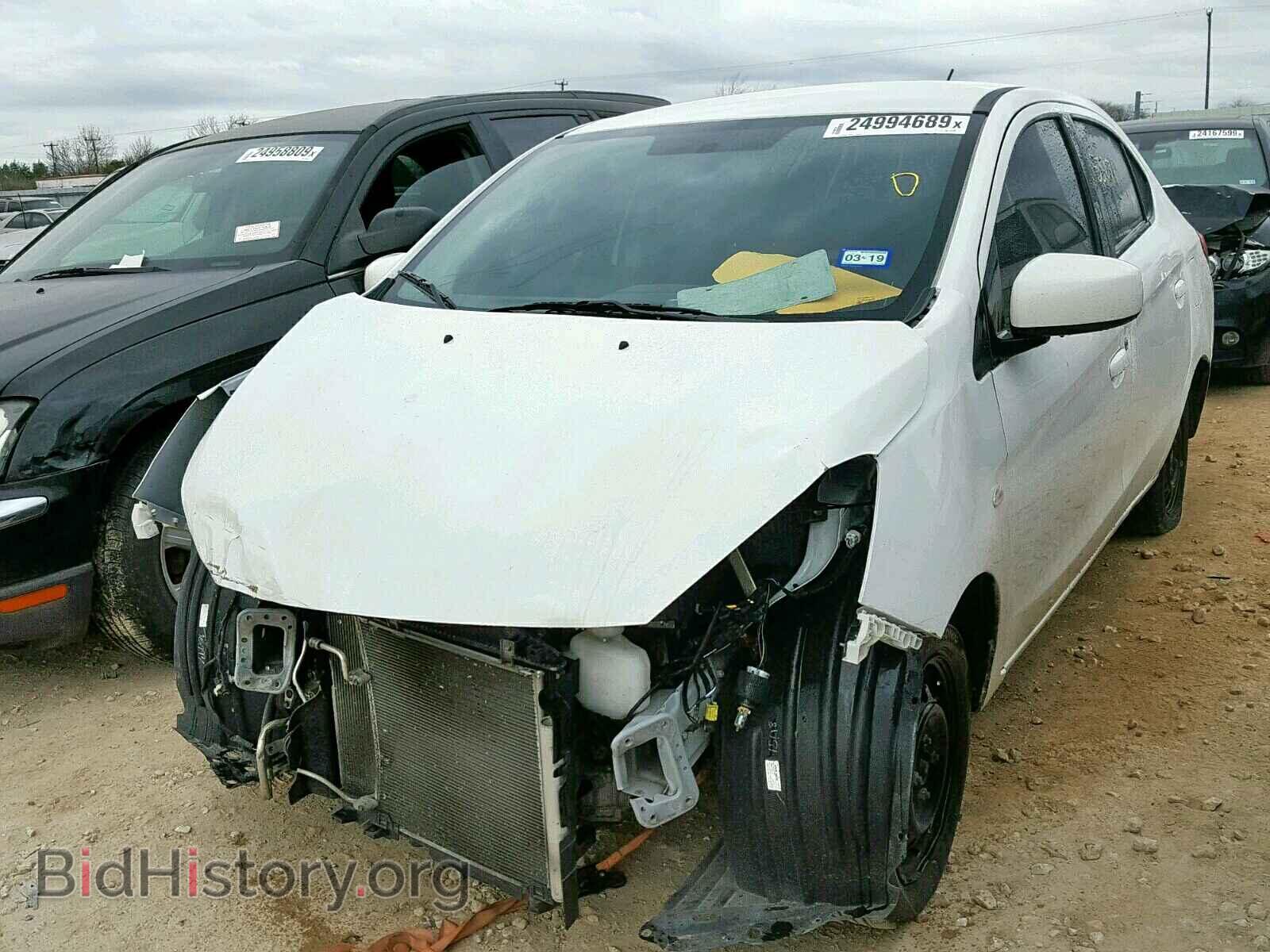 2017 MITSUBISHI MIRAGE - VIN: ML32F3FJ6HHF11966 - Фото 2