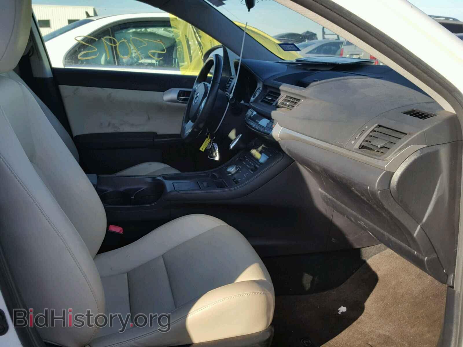 2012 LEXUS CT 200 - VIN: JTHKD5BH6C2106439 - Фото 5