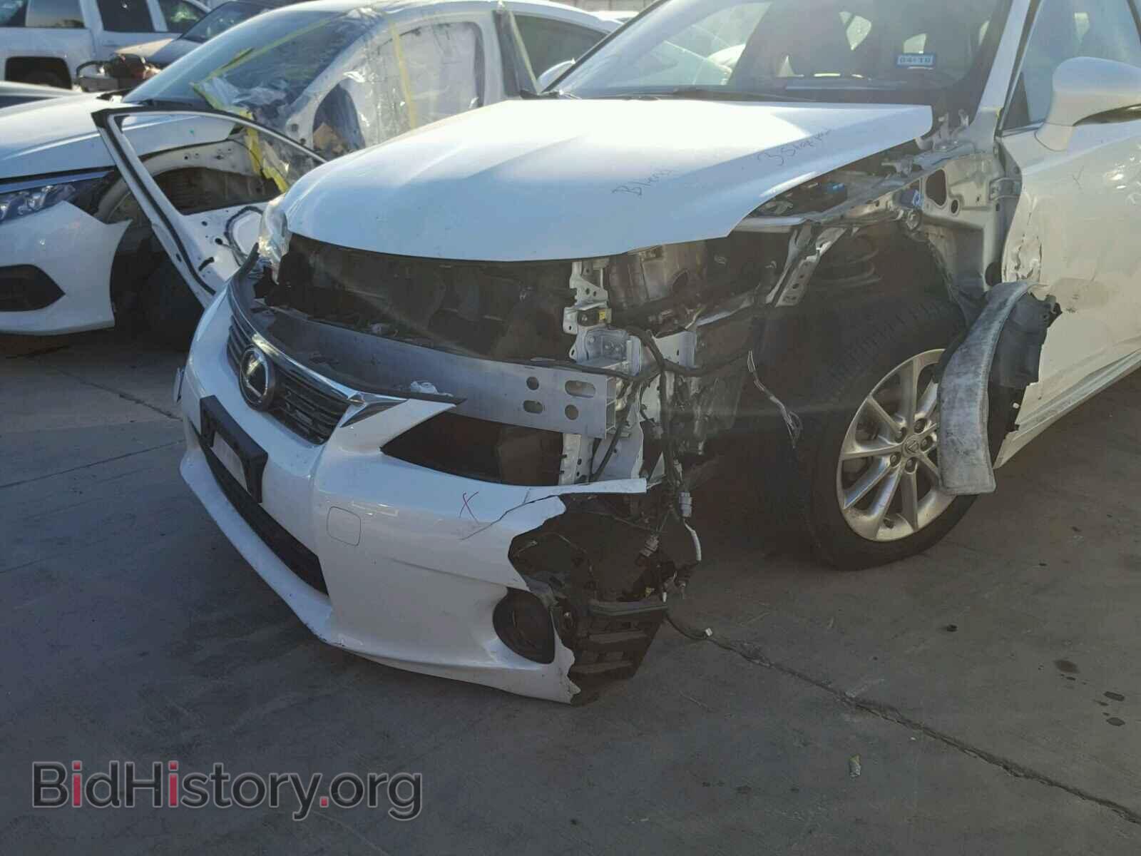 2012 LEXUS CT 200 - VIN: JTHKD5BH6C2106439 - Фото 9