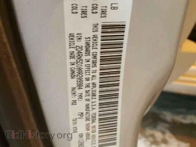 2010 DODGE CARAVAN - VIN: 2D4RN5D10AR209984 - Фото 10