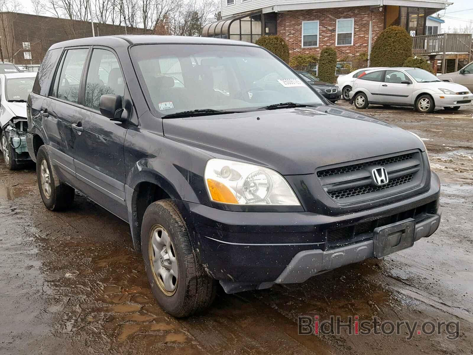 Photo 2HKYF18113H594853 - HONDA PILOT LX 2003