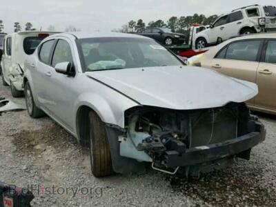2011 Dodge AVENGER Avenger MA, silver — VIN 1B3BD1FB8BN558181, Copart