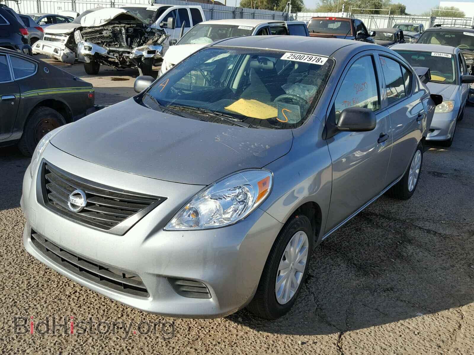 2014 NISSAN VERSA - VIN: 3N1CN7AP1EL816649 - Фото 2
