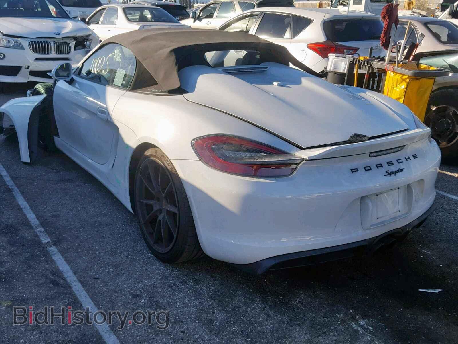2016 PORSCHE BOXSTER - VIN: WP0CC2A83GS152700 - Фото 3