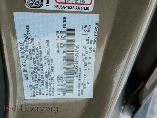 2006 FORD FREESTAR - VIN: 2FMDA51616BA21750 - Фото 10