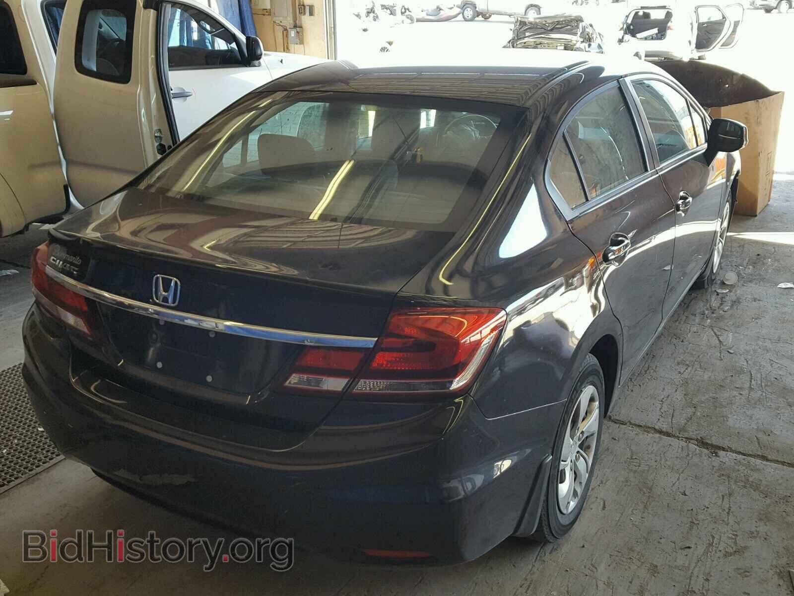 2013 HONDA CIVIC LX - VIN: 2HGFB2F56DH594065 - Фото 4