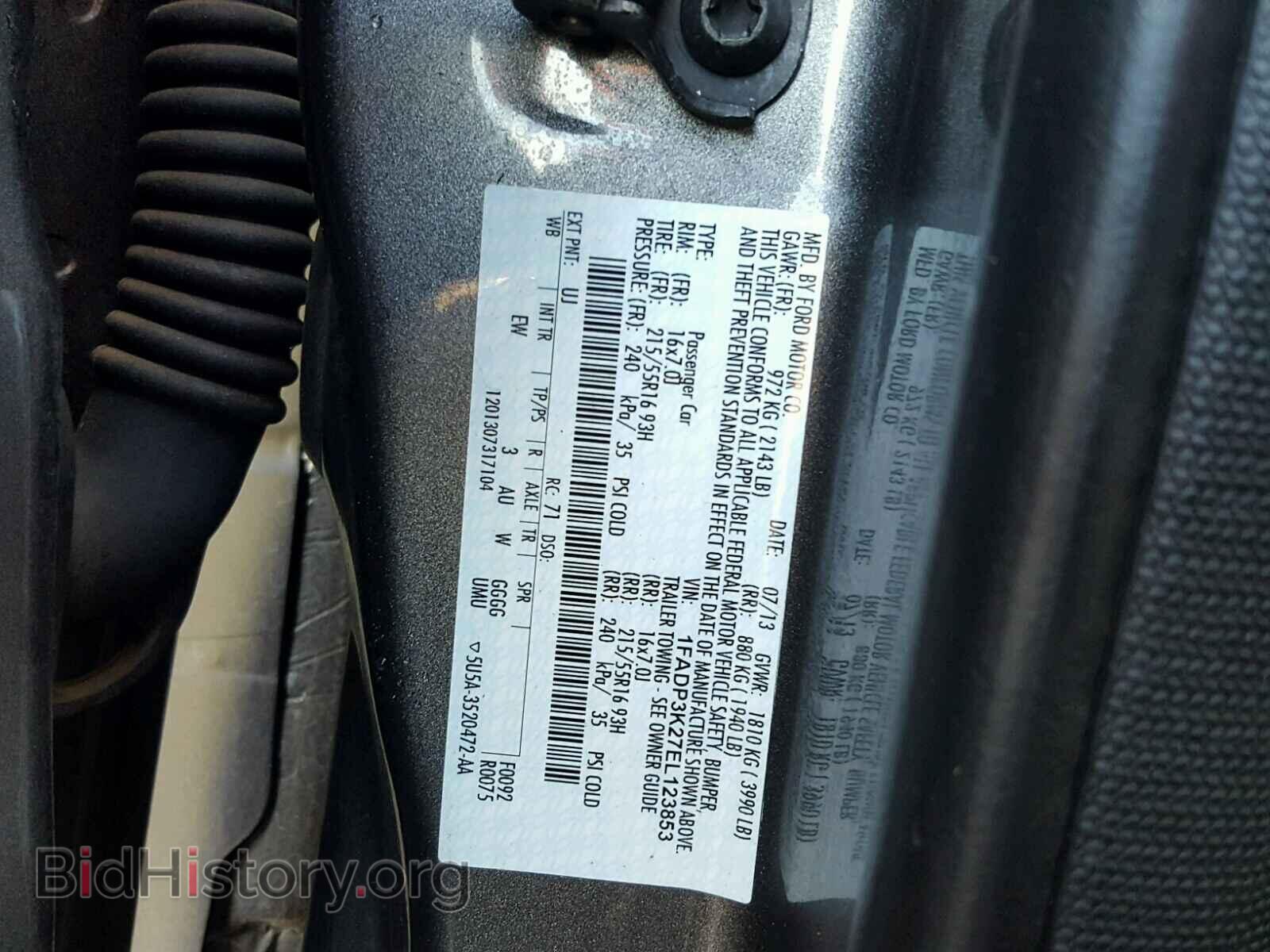 2014 FORD FOCUS - VIN: 1FADP3K27EL123853 - Photo 10