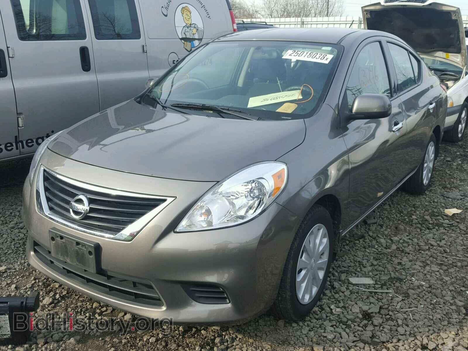2014 NISSAN VERSA - VIN: 3N1CN7AP1EL830244 - Фото 2
