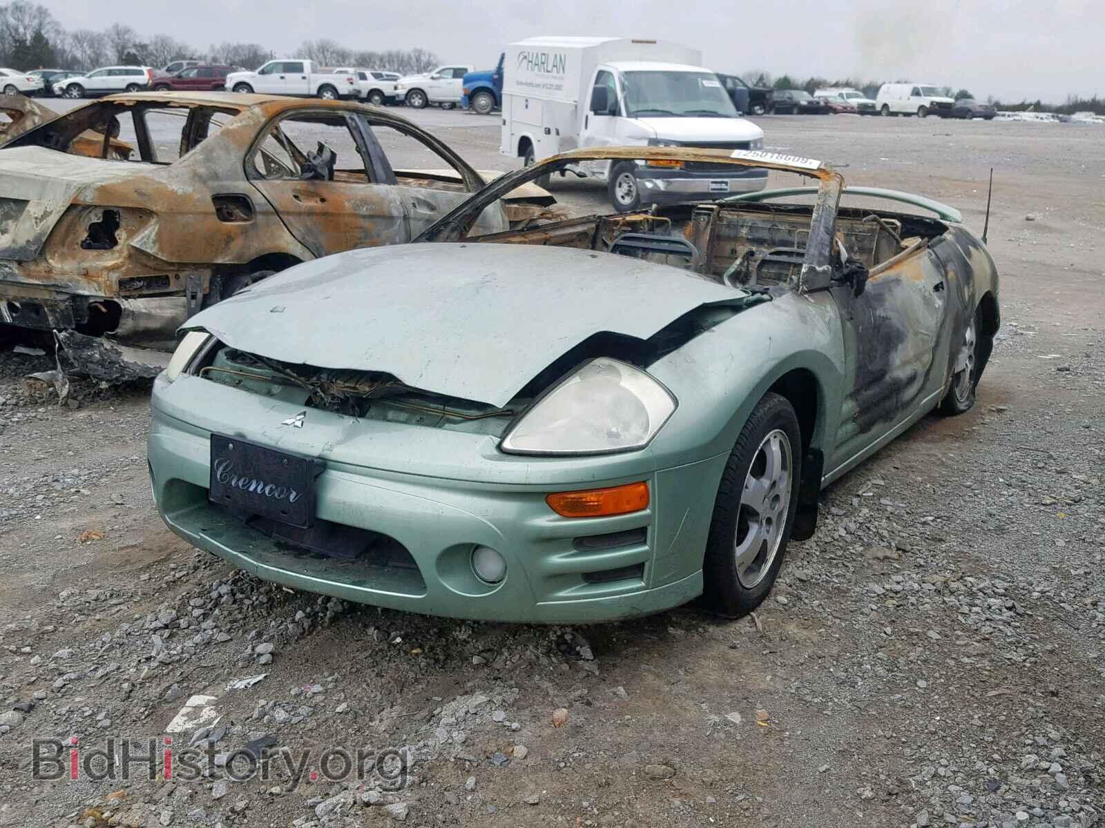 2003 MITSUBISHI ECLIPSE - VIN: 4A3AE45G13E015520 - Фото 2