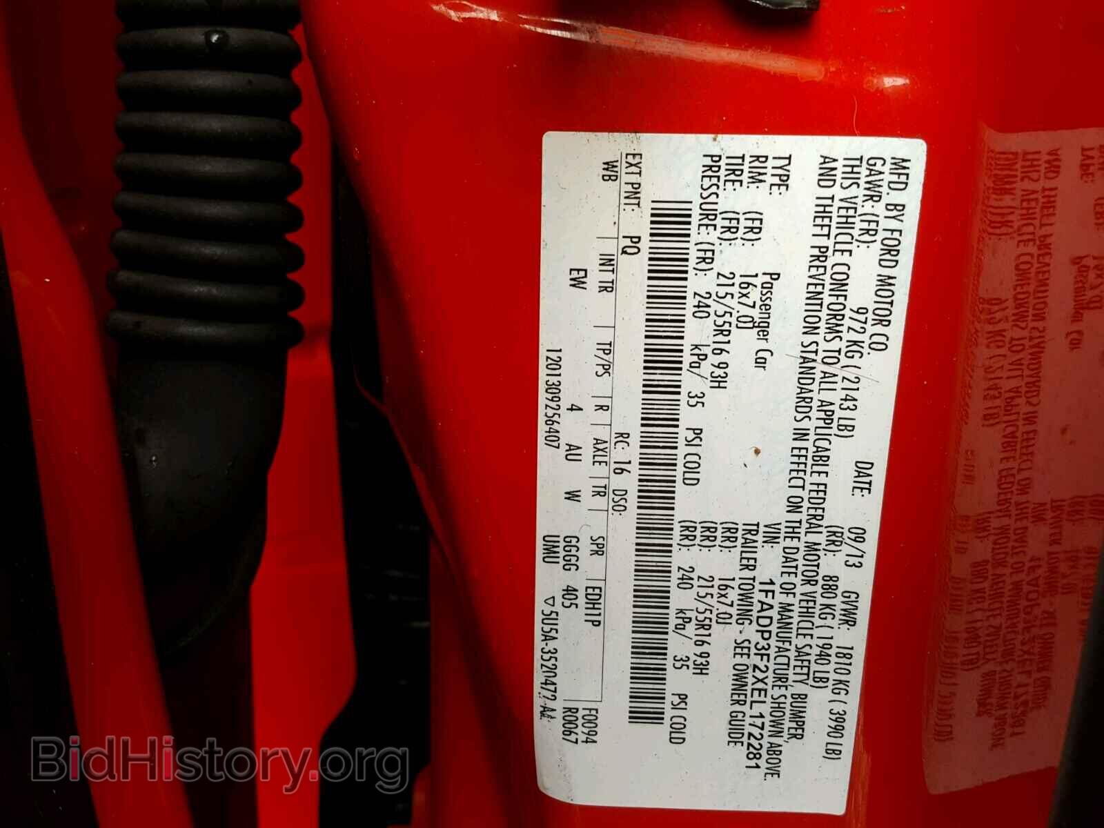 2014 FORD FOCUS - VIN: 1FADP3F2XEL172281 - Photo 10