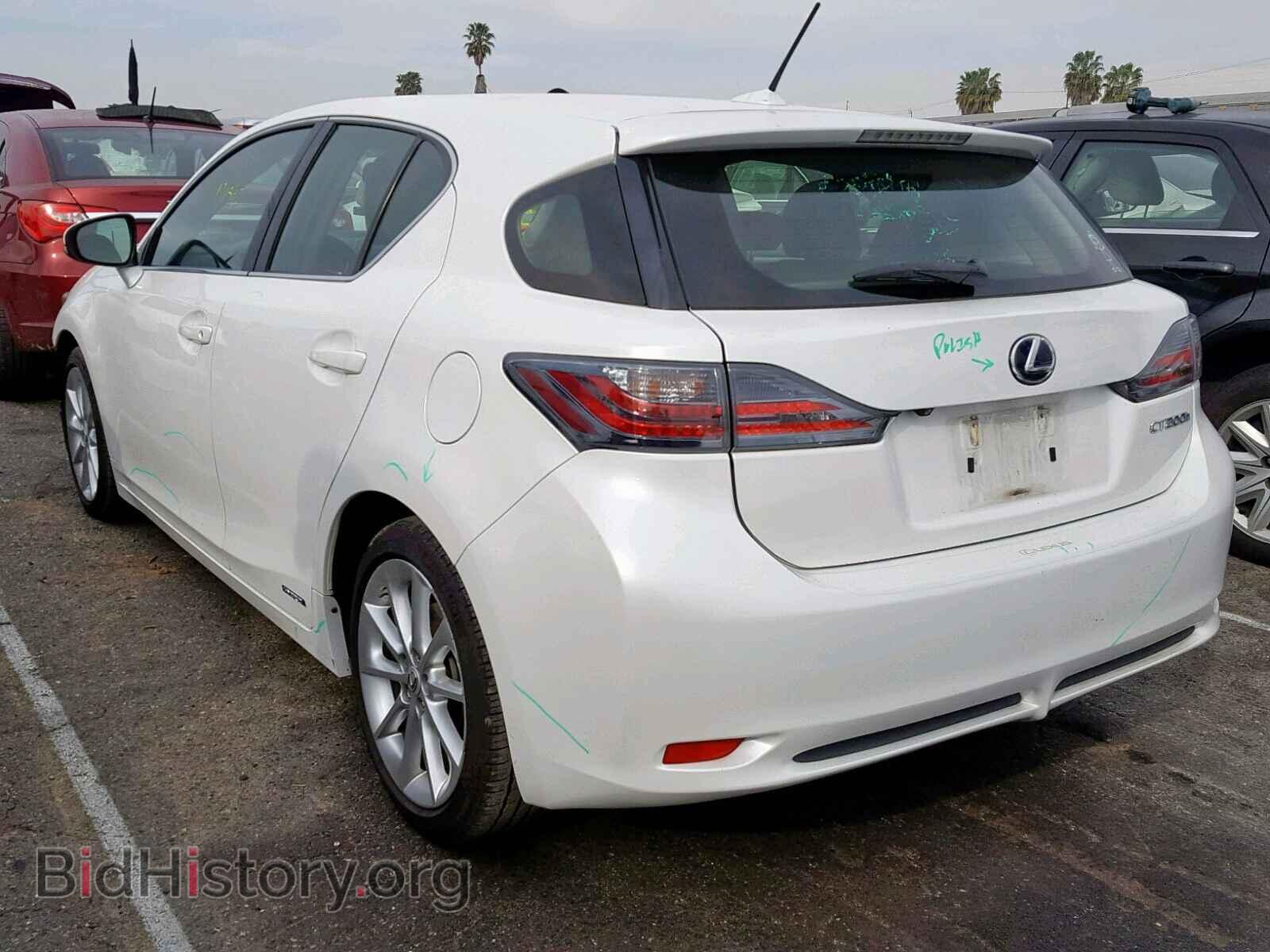 2012 LEXUS CT 200 - VIN: JTHKD5BH5C2111518 - Фото 3