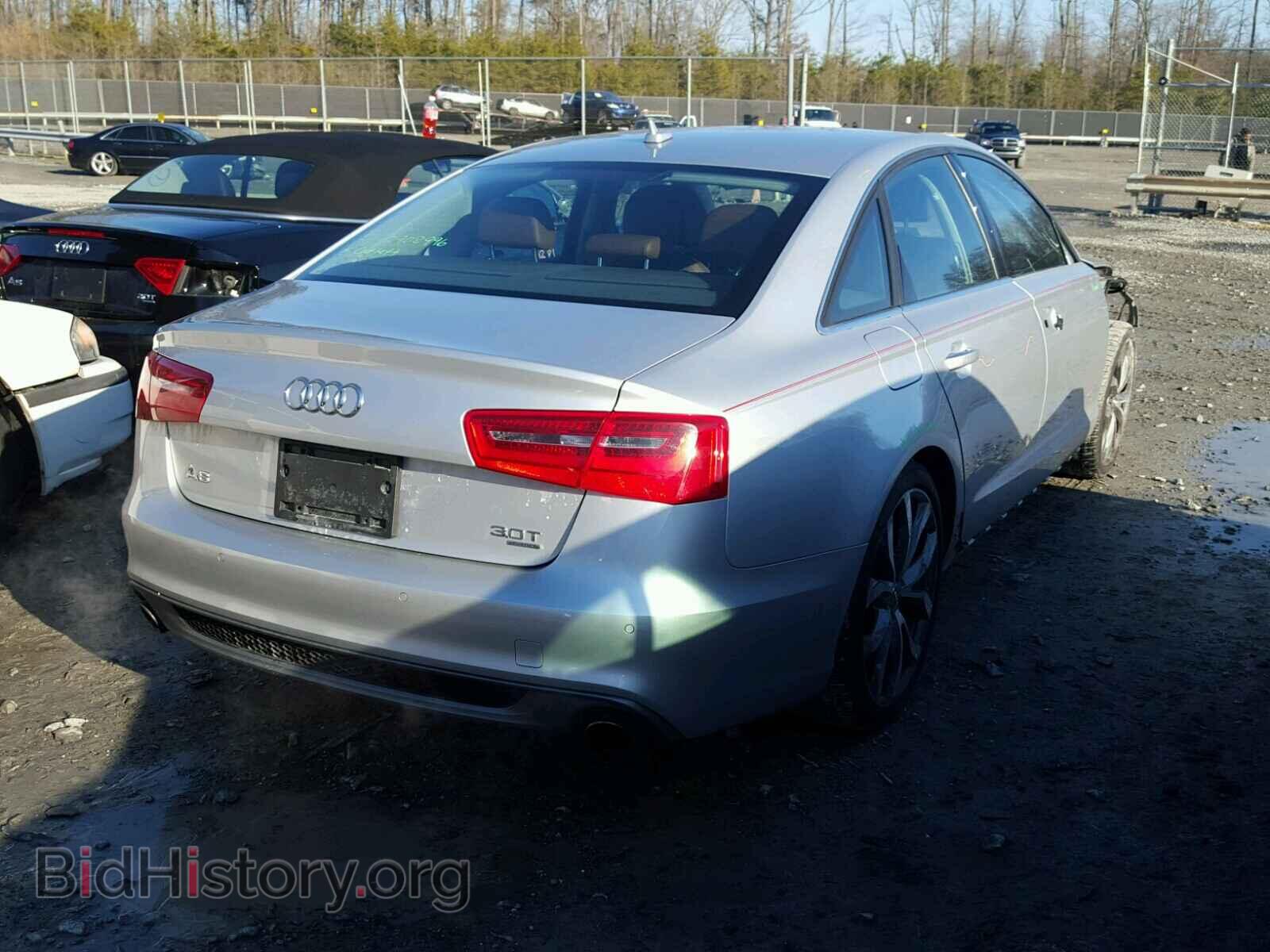 2012 AUDI A6 - VIN: WAUHGAFC4CN077593 - Фото 4