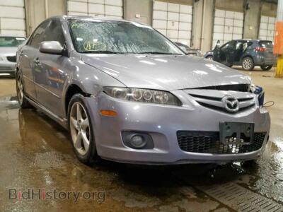 2008 Mazda 6 6 I, gray — VIN 1YVHP80C885M21920, Copart
