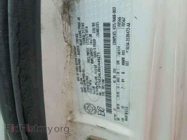 2006 FORD ECONOLINE - VIN: 1FTNE24L96DA49271 - Фото 10
