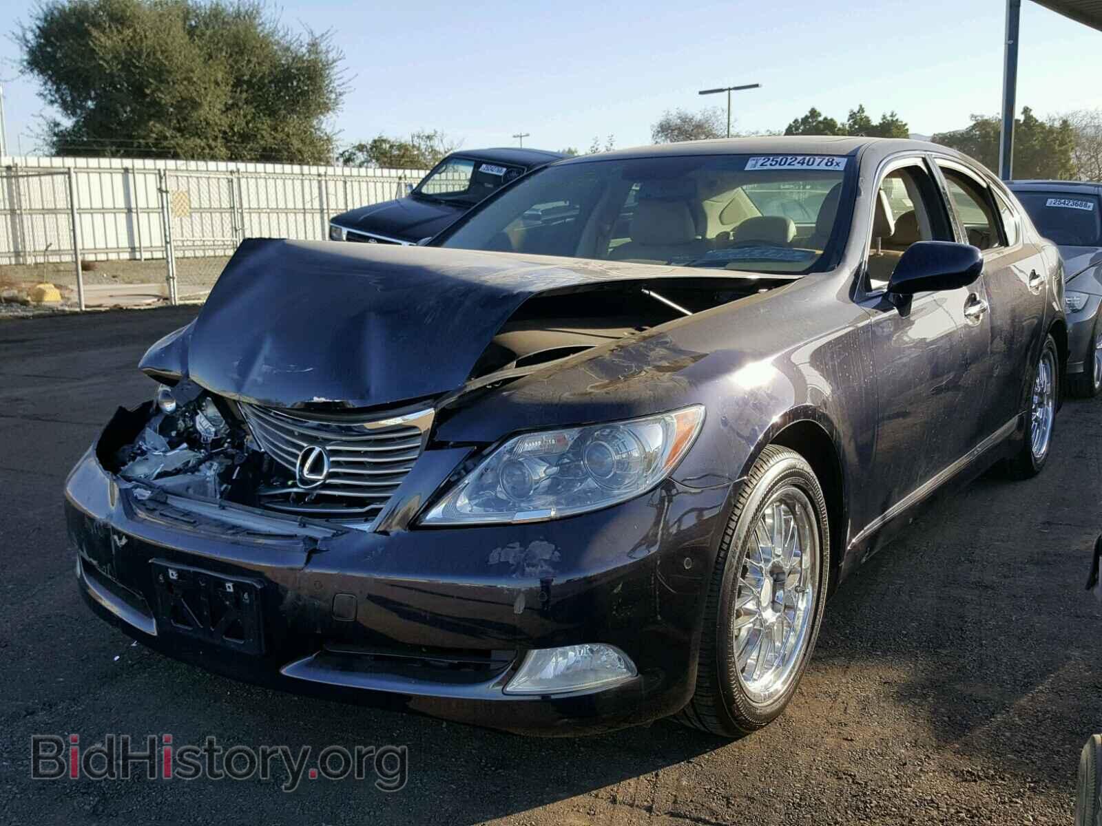 2007 LEXUS LS460 - VIN: JTHBL46F475023473 - Фото 2
