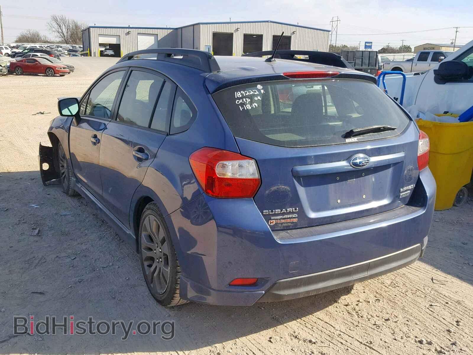 2012 SUBARU IMPREZA - VIN: JF1GPAL61CH247409 - Фото 3