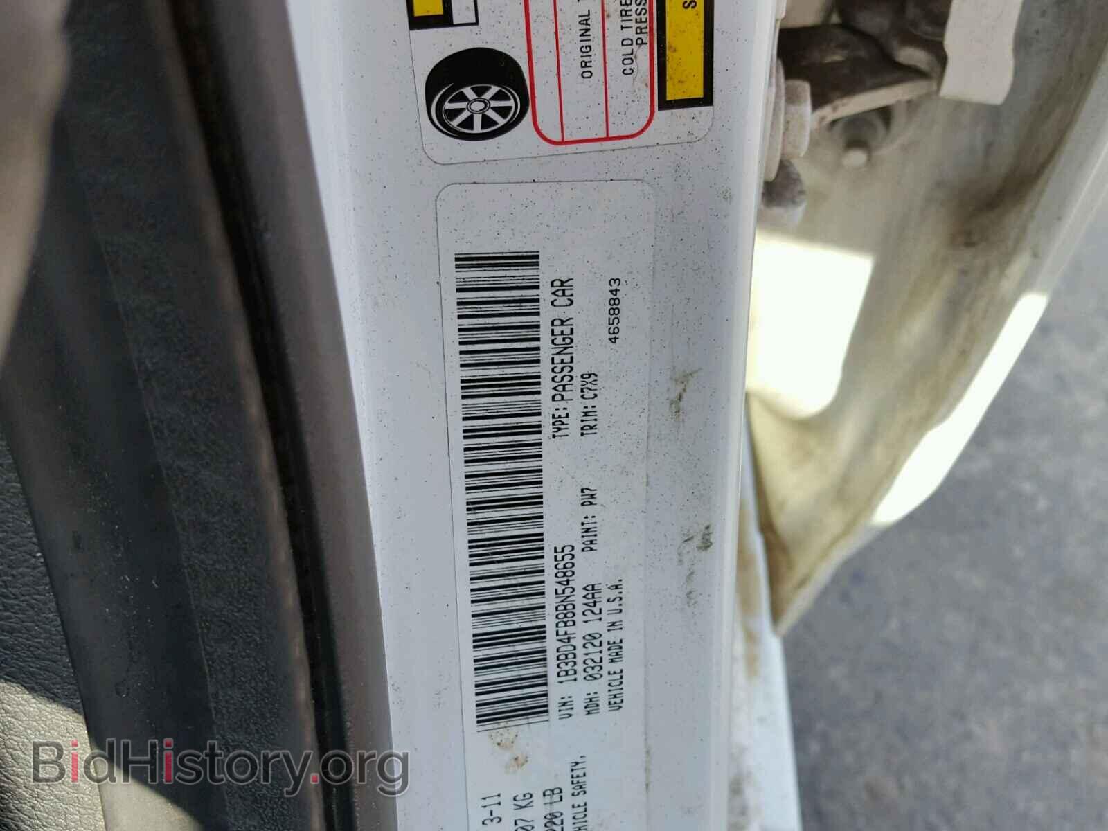 2011 DODGE AVENGER - VIN: 1B3BD4FB8BN548655 - Photo 10