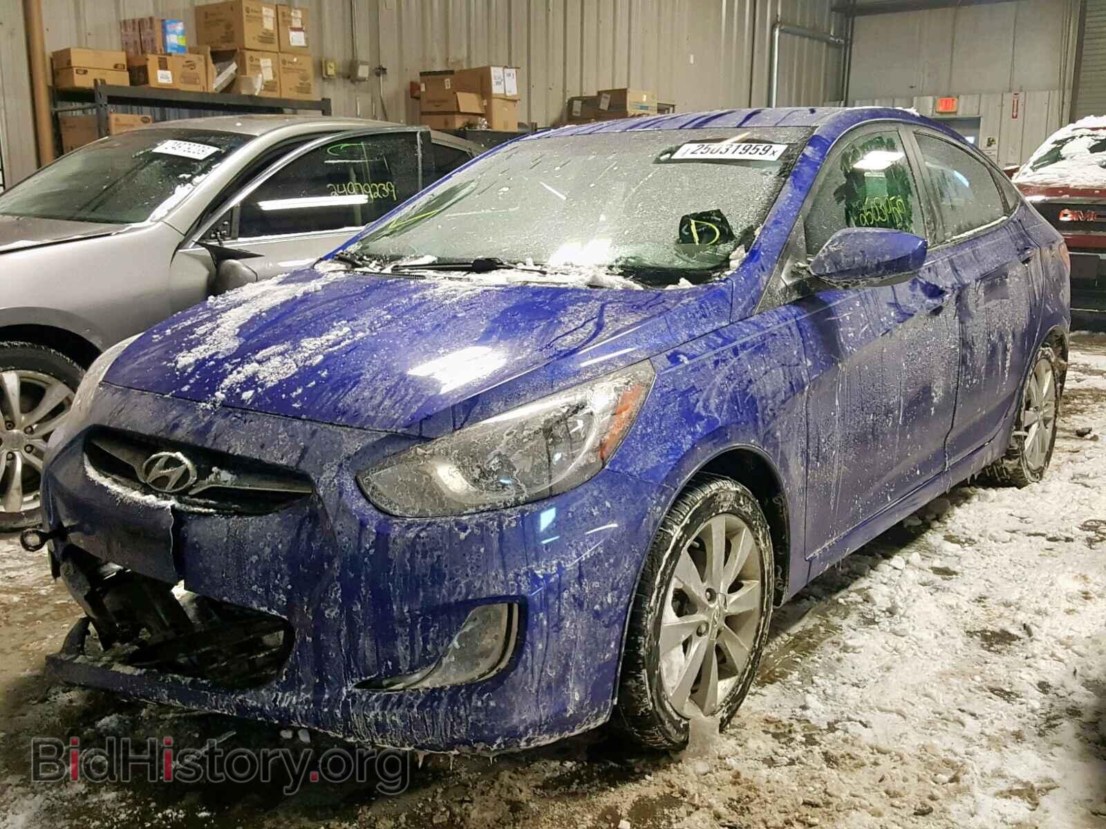 2013 HYUNDAI ACCENT - VIN: KMHCU4AE4DU461747 - Фото 2