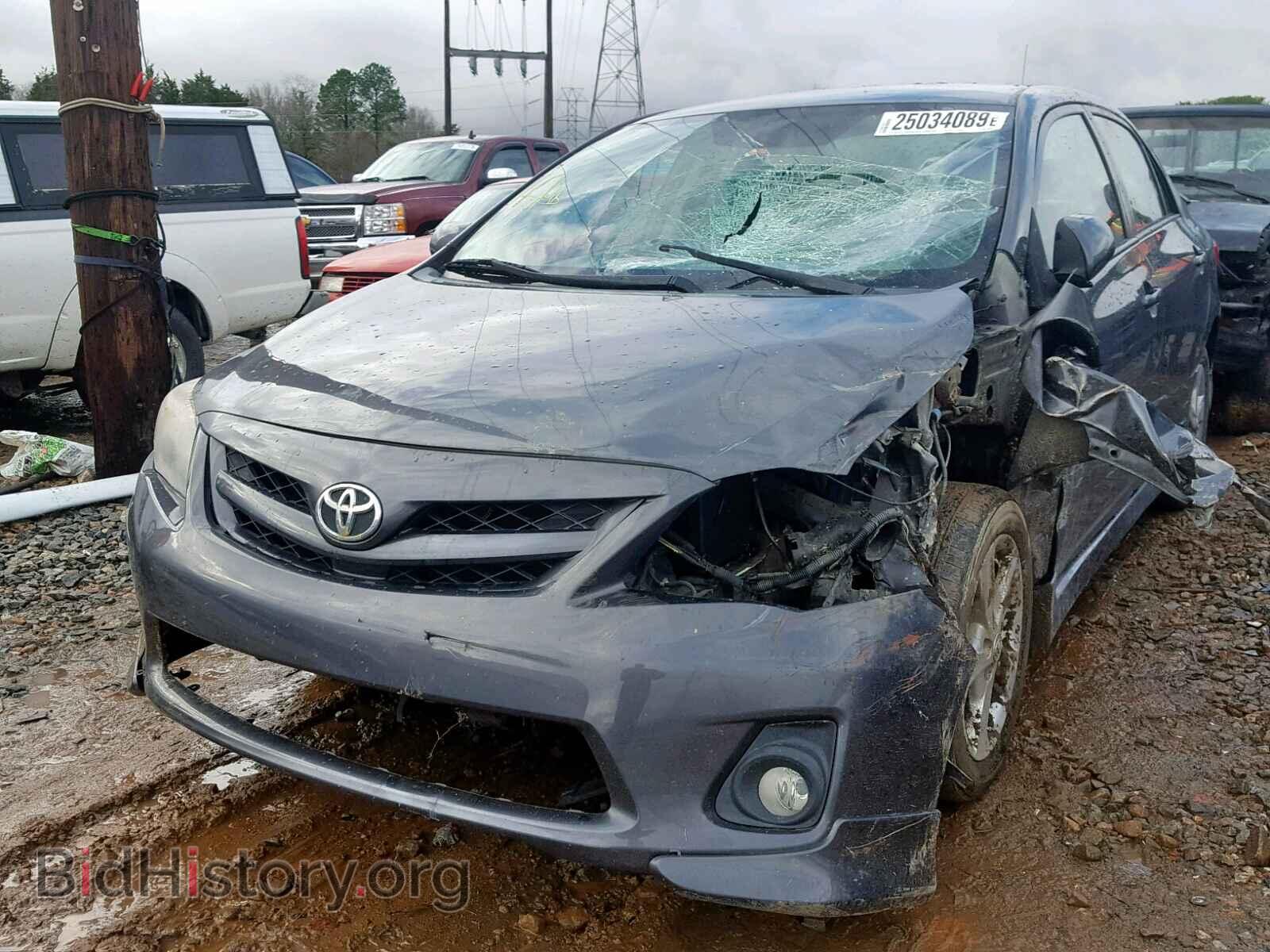 2011 TOYOTA COROLLA BA - VIN: 2T1BU4EE2BC580594 - Фото 2