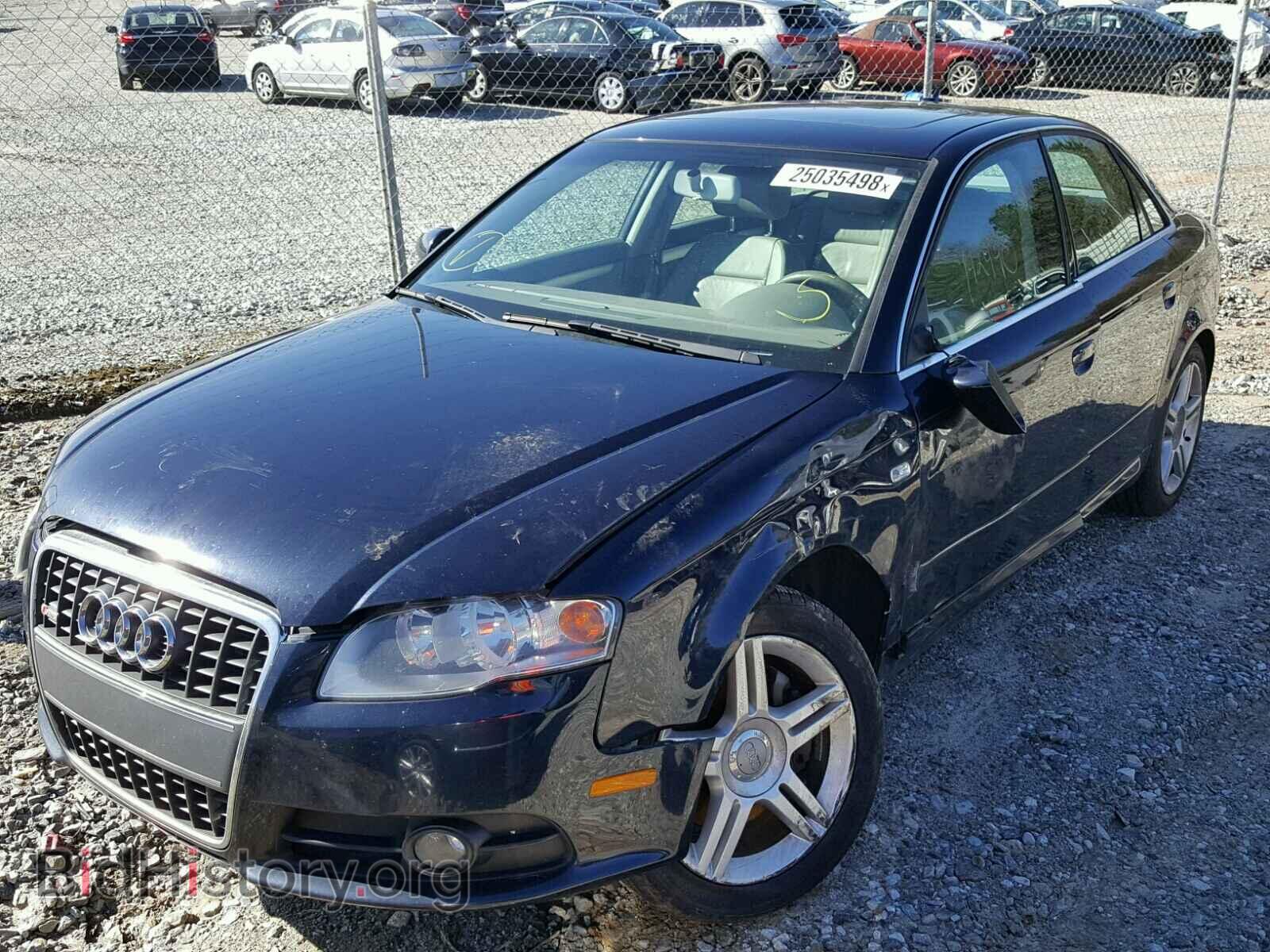 2008 AUDI A4 - VIN: WAUDF78E68A043155 - Фото 2