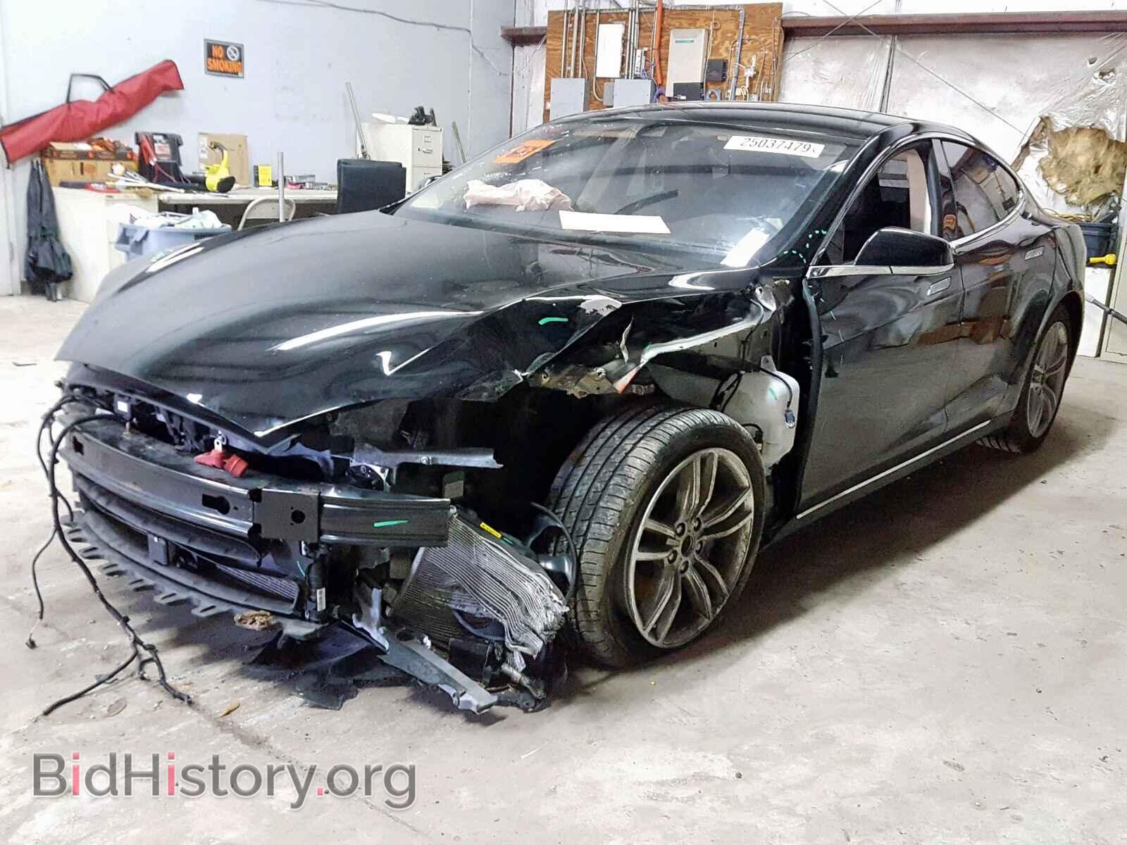 2014 TESLA MODEL S - VIN: 5YJSA1H16EFP55932 - Фото 2