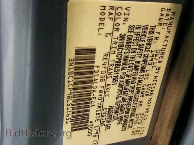 2011 NISSAN VERSA - VIN: 3N1BC1CP9BL511651 - Photo 10