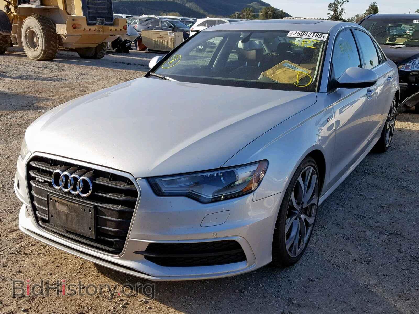 2012 AUDI A6 - VIN: WAUHGAFC0CN044378 - Фото 2