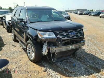 2016 Ford EXPLORER Explorer X, черный — VIN 1FM5K7D84GGC09599, Copart