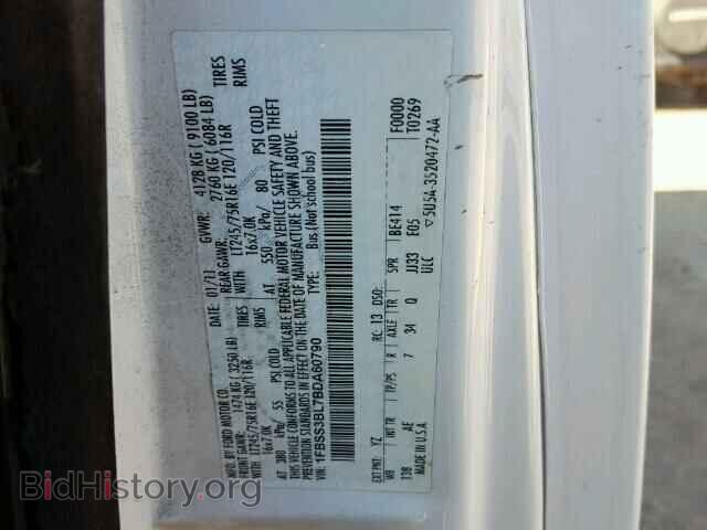 2011 FORD ECONOLINE - VIN: 1FBSS3BL7BDA60790 - Photo 10