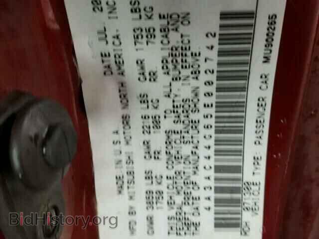 2005 MITSUBISHI ECLIPSE - VIN: 4A3AC44G65E002742 - Фото 10