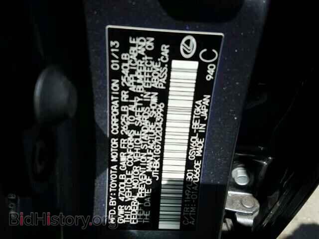 2013 LEXUS ES350 - VIN: JTHBK1GG7D2043996 - Фото 9