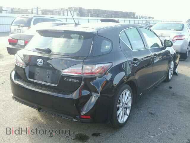 2012 LEXUS CT 200 - VIN: JTHKD5BH8C2056689 - Фото 4