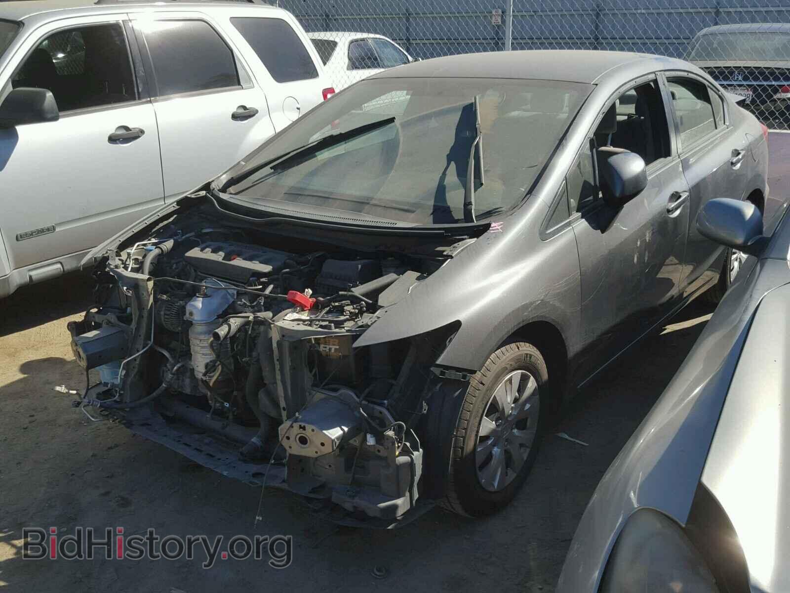 2012 HONDA CIVIC - VIN: 2HGFB2F54CH324699 - Фото 2