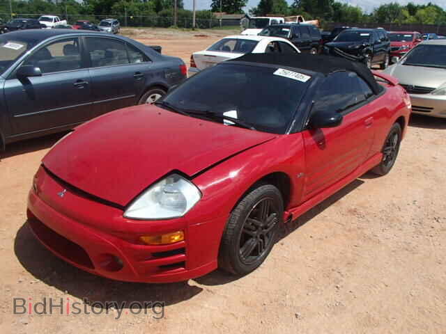 2003 MITSUBISHI ECLIPSE - VIN: 4A3AE75H93E165224 - Фото 2