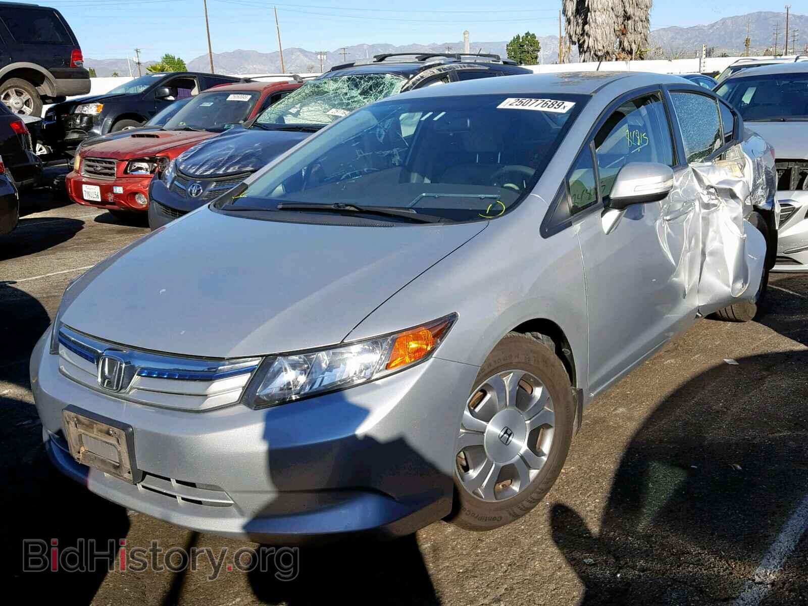 2012 HONDA CIVIC - VIN: JHMFB4F21CS003405 - Фото 2