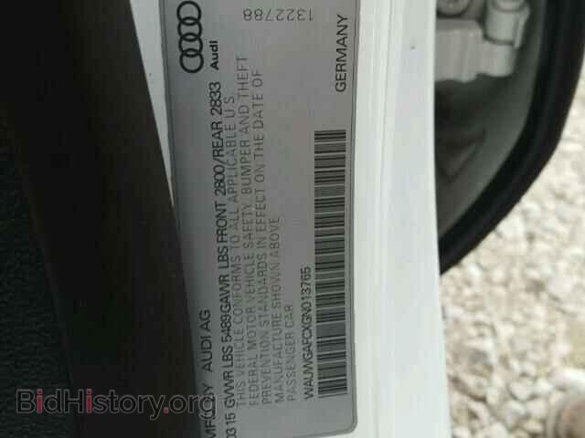 2016 AUDI A7 - VIN: WAUWGAFCXGN013765 - Фото 10