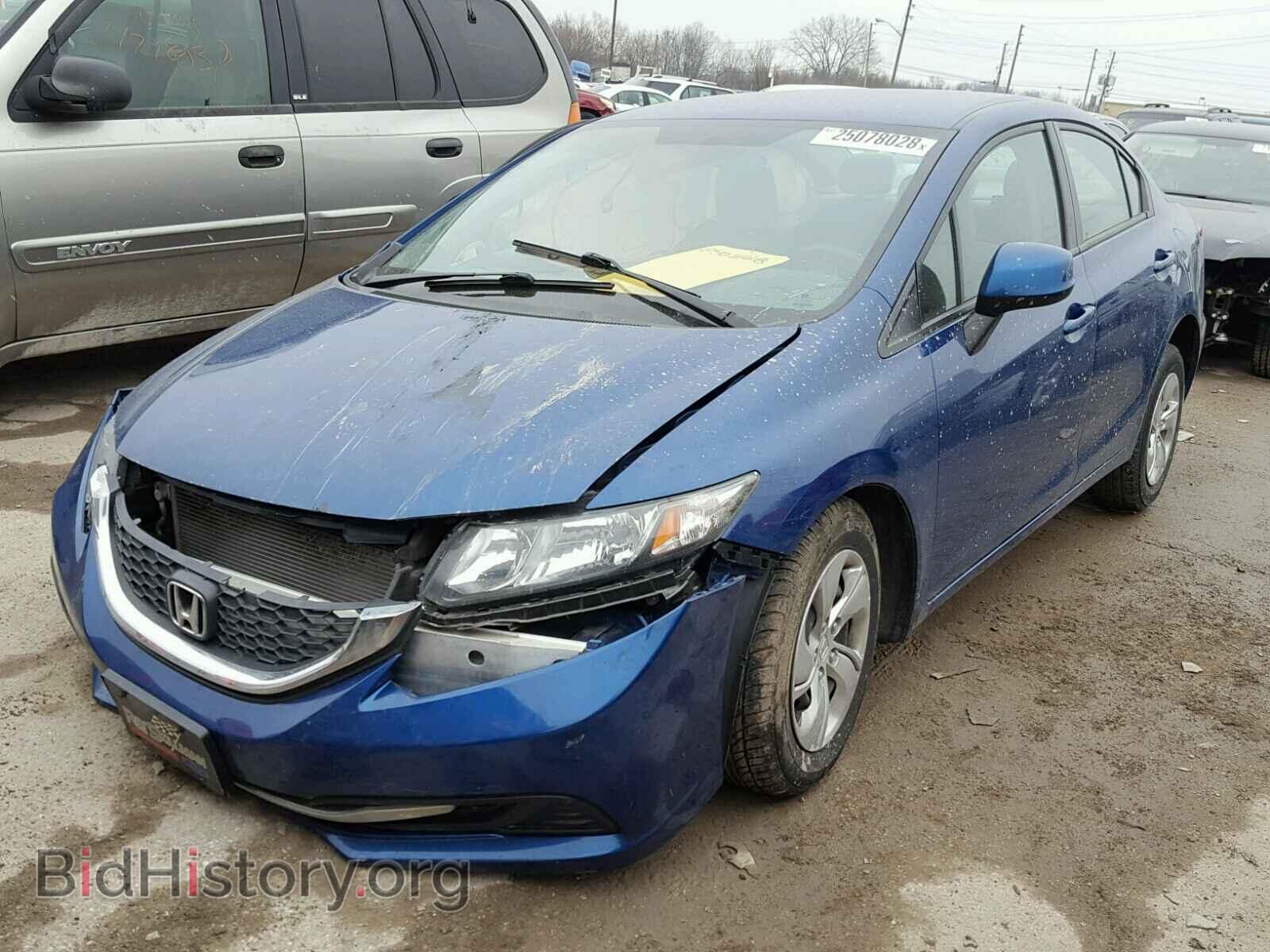 2013 HONDA CIVIC - VIN: 2HGFB2F55DH537498 - Фото 2
