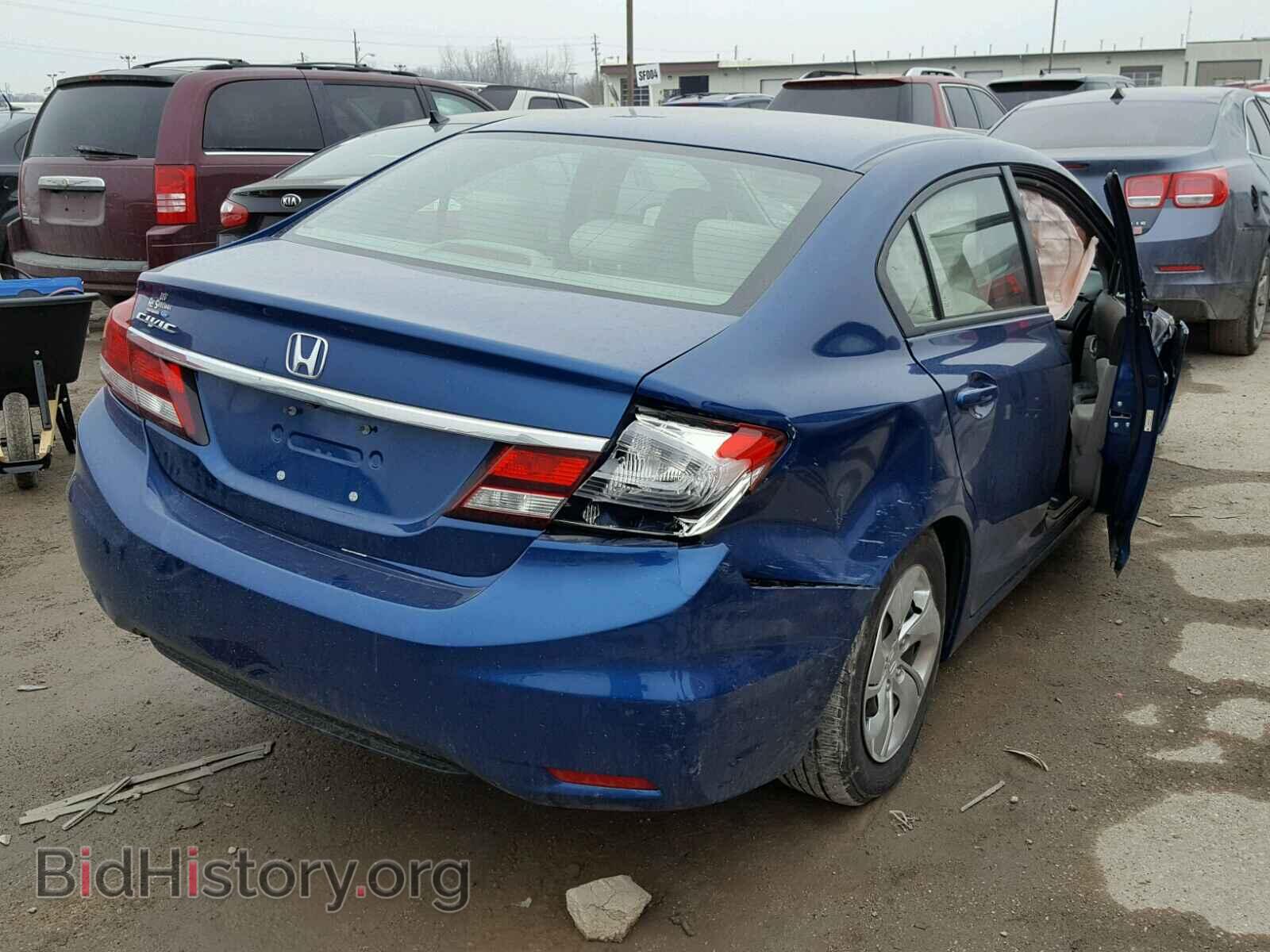 2013 HONDA CIVIC - VIN: 2HGFB2F55DH537498 - Фото 4