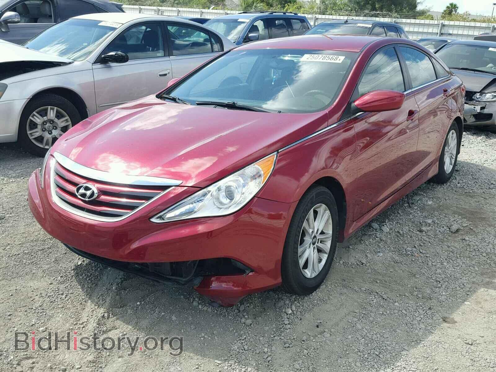 2014 HYUNDAI SONATA - VIN: 5NPEB4AC1EH901677 - Фото 2