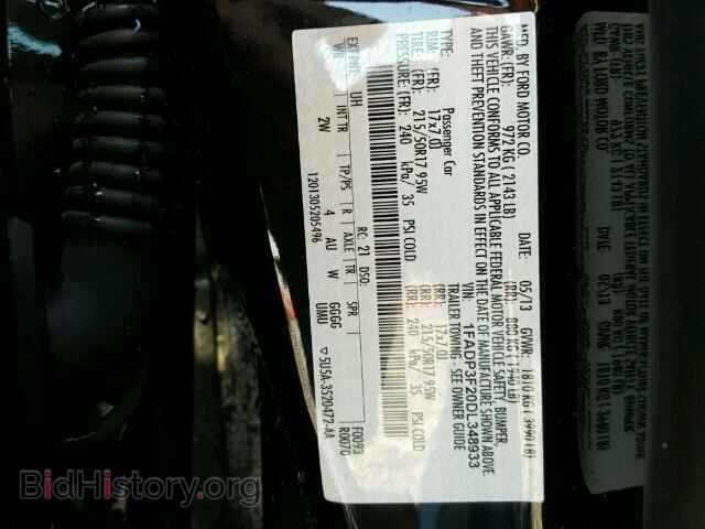 2013 FORD FOCUS - VIN: 1FADP3F20DL348933 - Photo 10