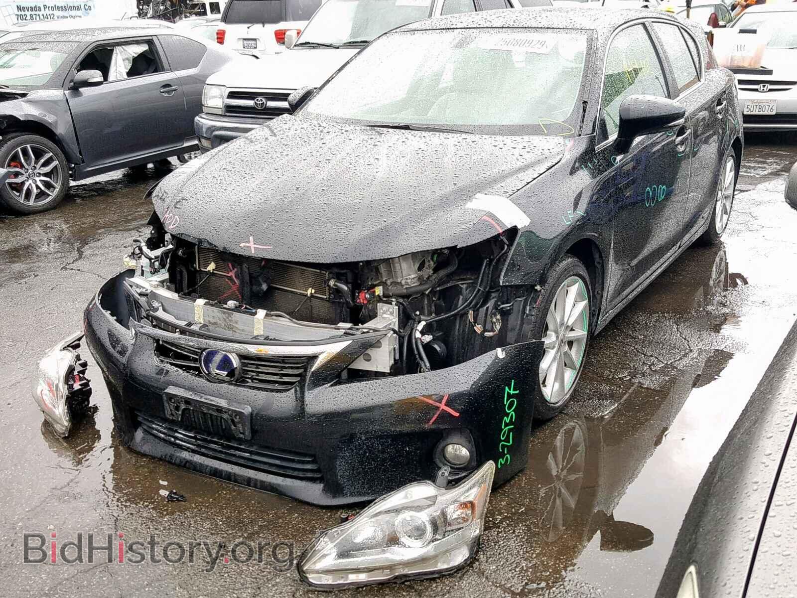2012 LEXUS CT 200 - VIN: JTHKD5BH4C2084604 - Фото 2