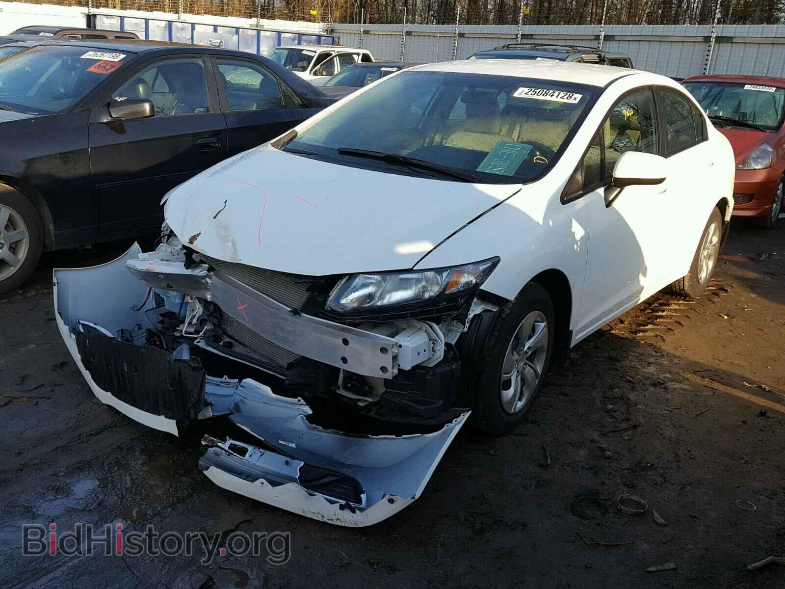2014 HONDA CIVIC - VIN: 2HGFB2F56EH503796 - Фото 2