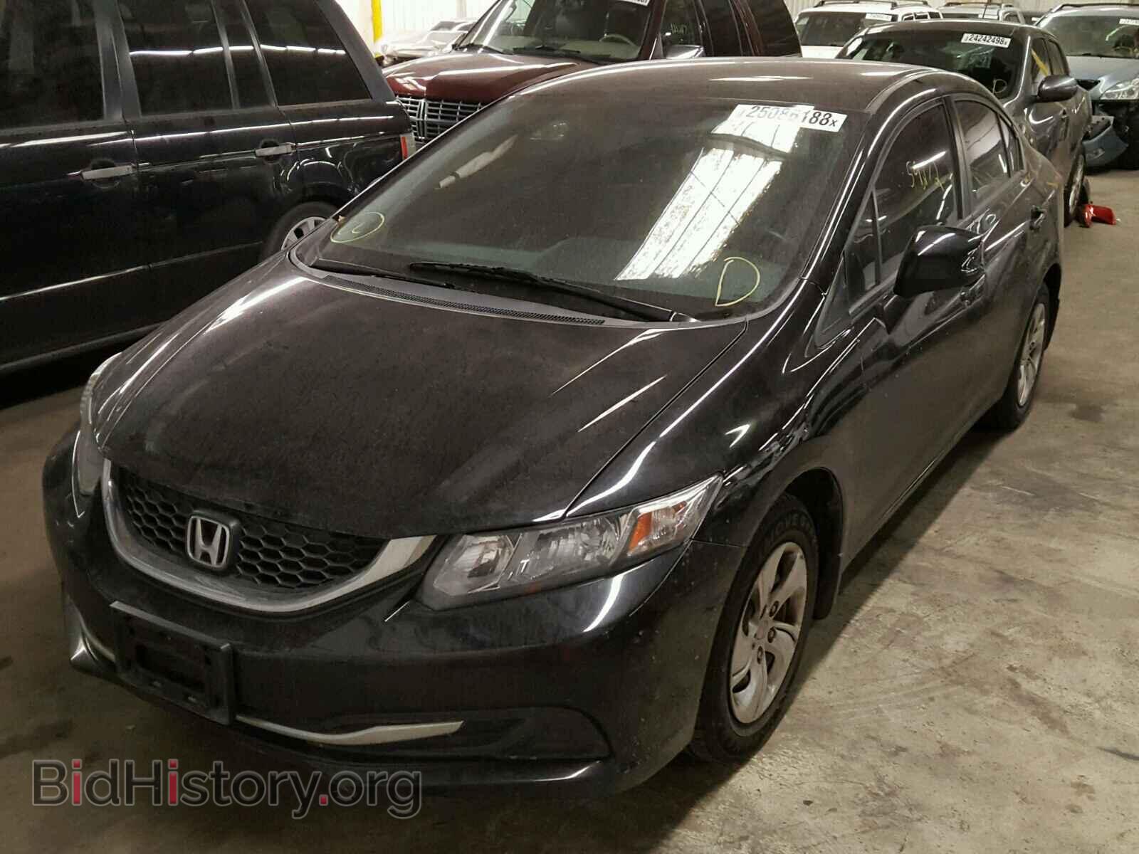 2013 HONDA CIVIC - VIN: 2HGFB2F54DH589902 - Фото 2