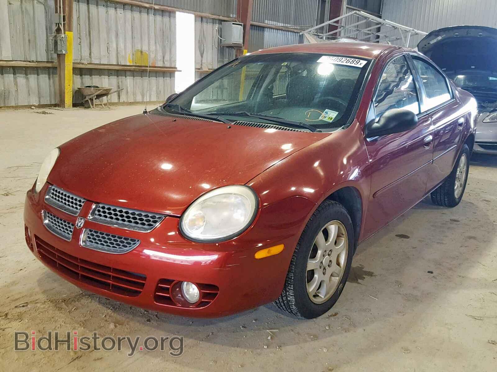 2005 DODGE NEON - VIN: 1B3ES56C95D187044 - Фото 2
