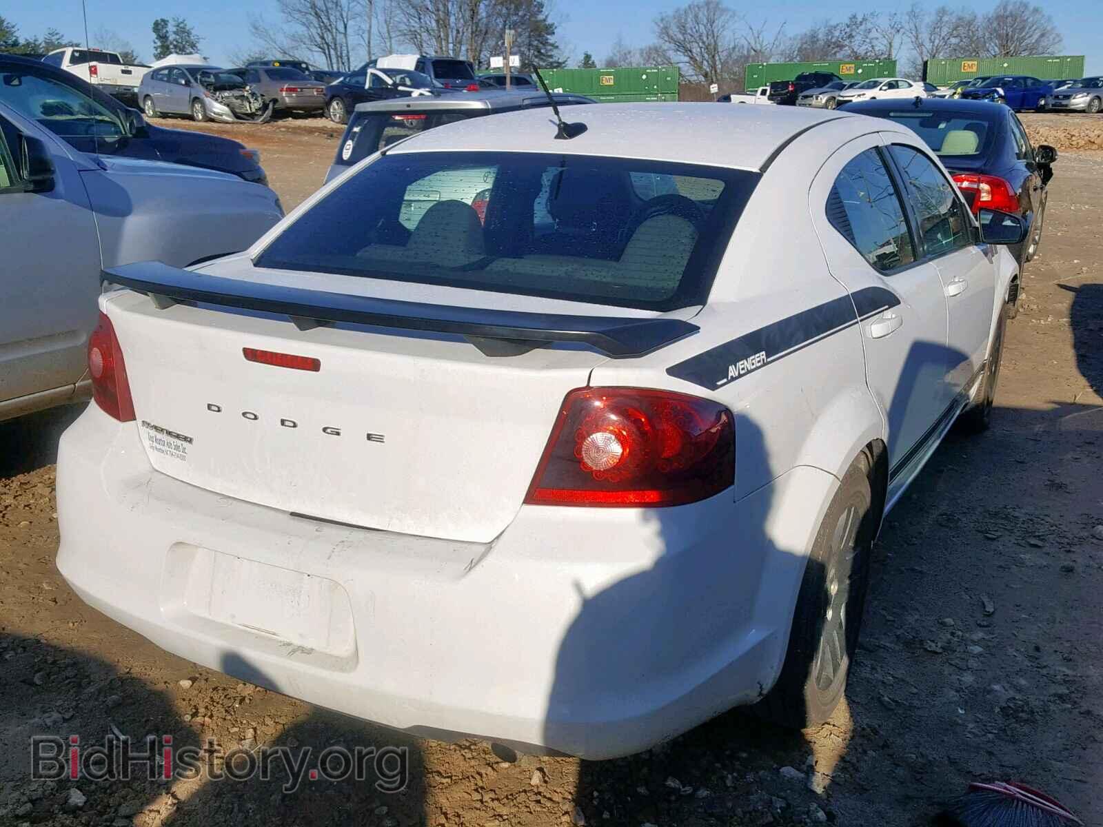 2012 DODGE AVENGER - VIN: 1C3CDZAB2CN109707 - Фото 4