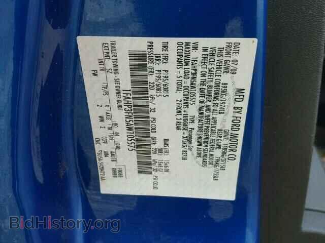 2010 FORD FOCUS - VIN: 1FAHP3FN5AW105575 - Фото 10